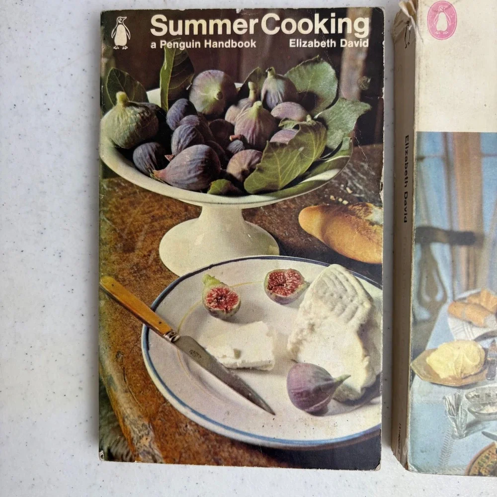 Elizabeth David Penguin Handbook Cookbooks  Mediterranean French Summer‎ Cooking